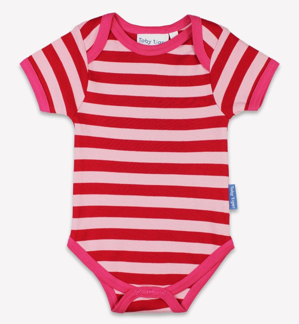 Toby Tiger Organic Baby Gift Set - Pink Flower Print - Baby&More