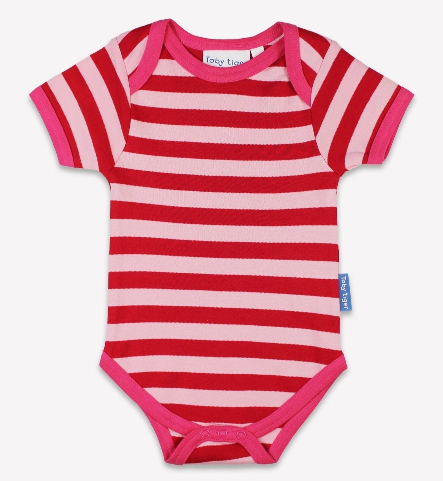 Toby Tiger Organic Baby Gift Set - Pink Flower Print - Baby&More