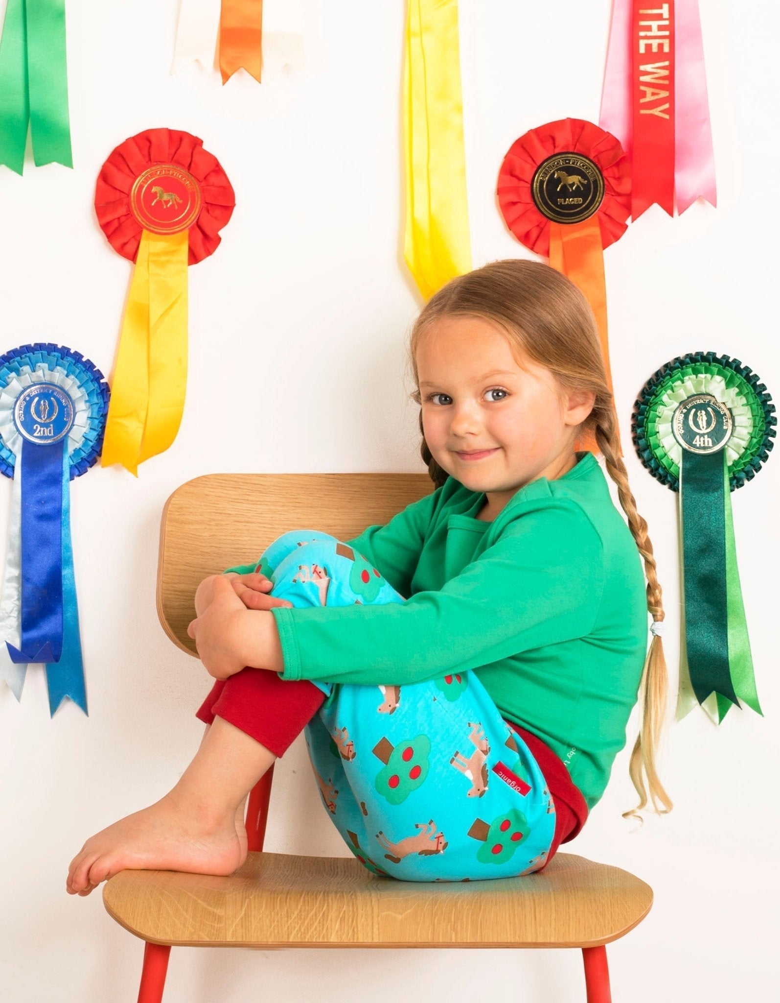 Toby Tiger Organic Basic Long - Sleeved T-Shirt - Green - Baby&More