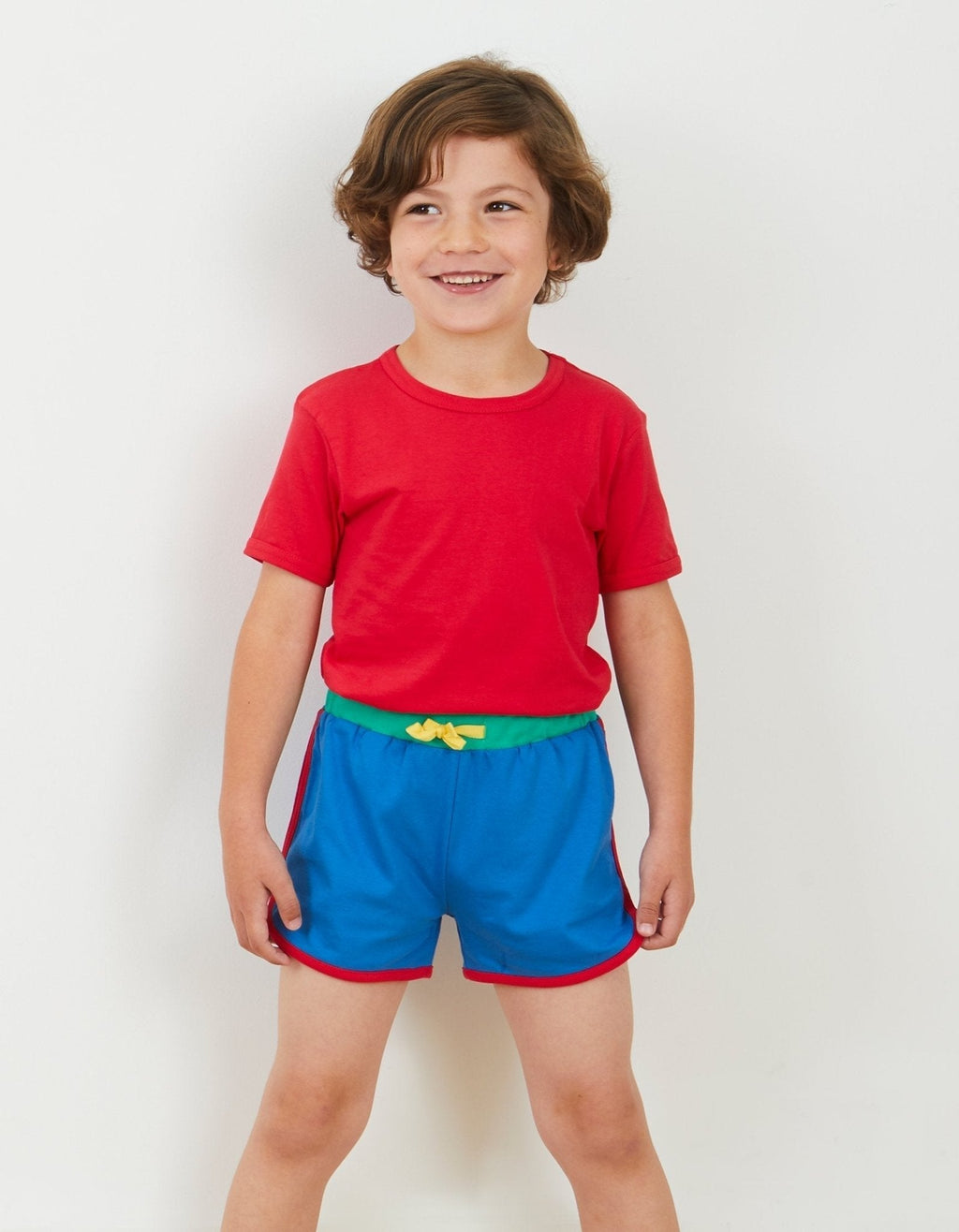 Toby Tiger Organic Basic Short - Sleeved T-Shirt - Red - Baby&More