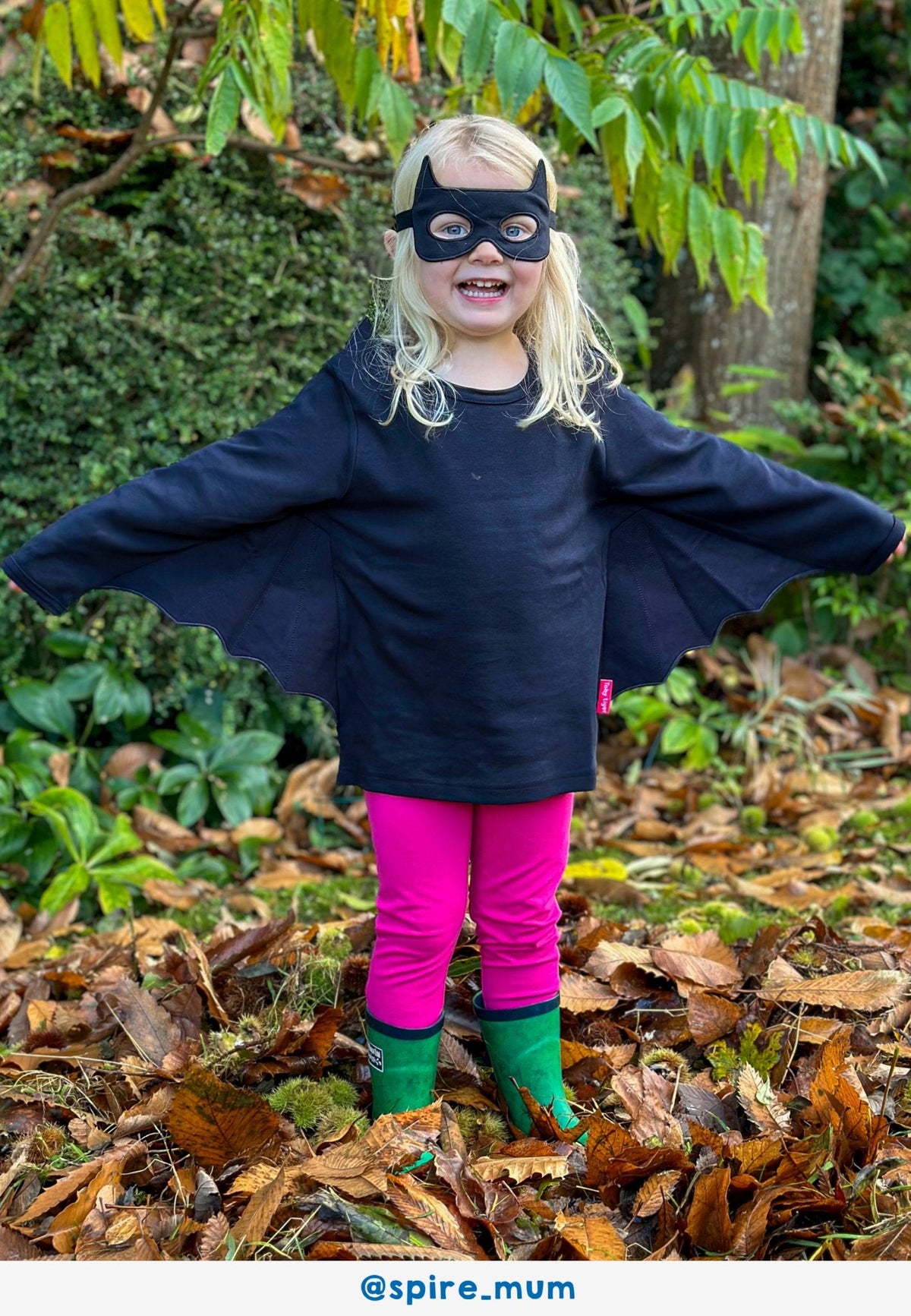 Toby Tiger Organic Batwing T-Shirt & Mask Costume Set - Baby&More