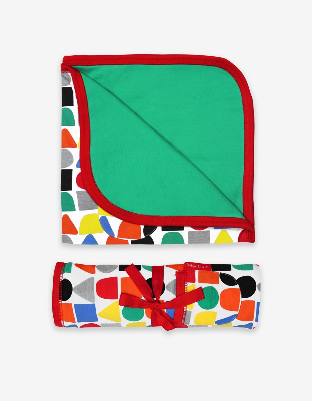 Toby Tiger Organic Blanket - Multi Building Block - Baby&More