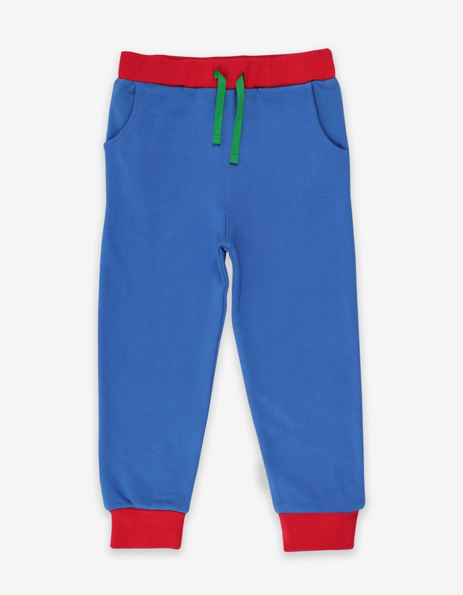 Toby Tiger Organic Joggers - Blue - Baby&More