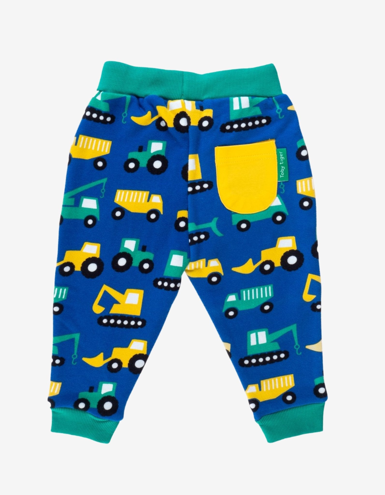 Toby Tiger Organic Joggers - Digger Print - Baby&More