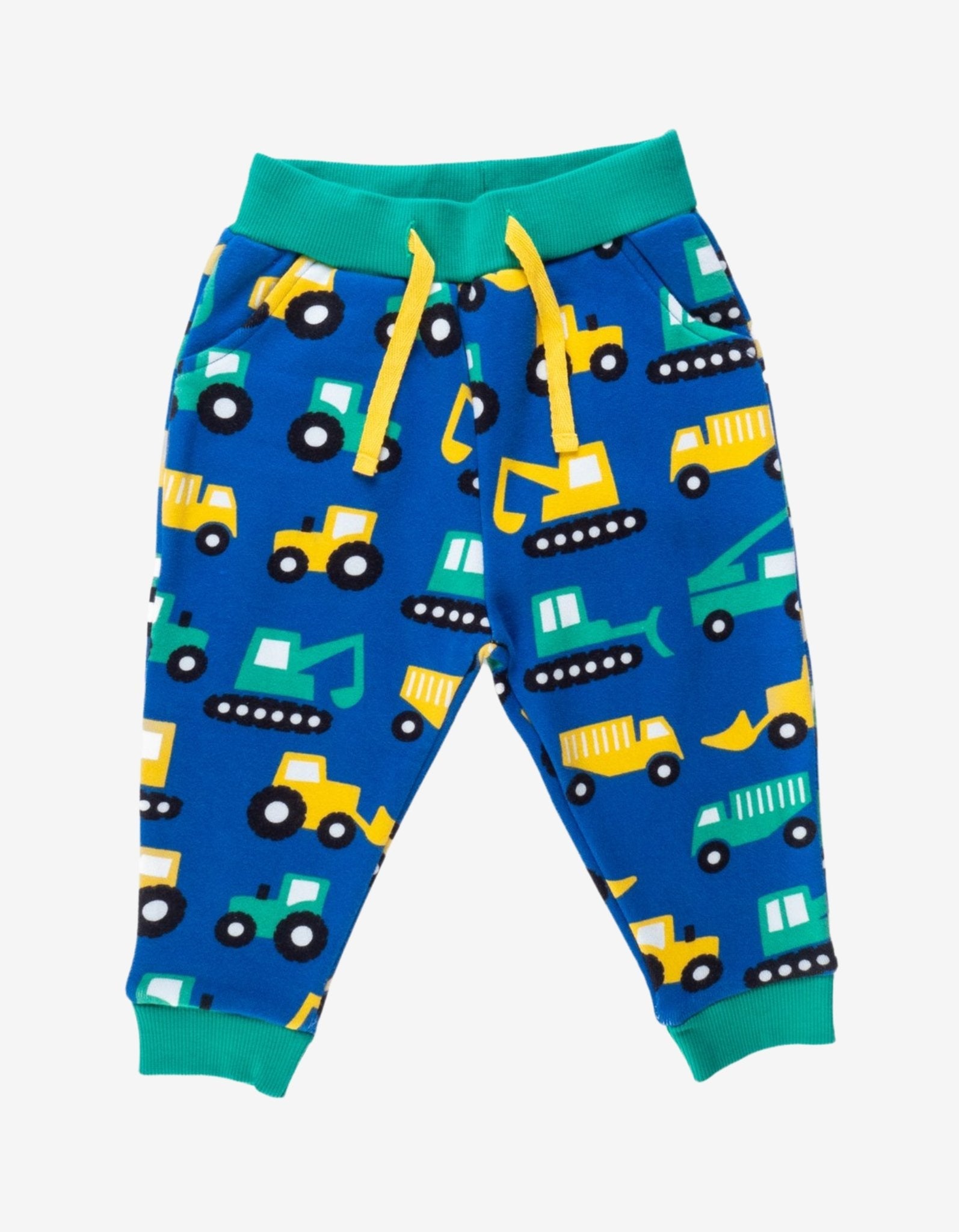 Toby Tiger Organic Joggers - Digger Print - Baby&More