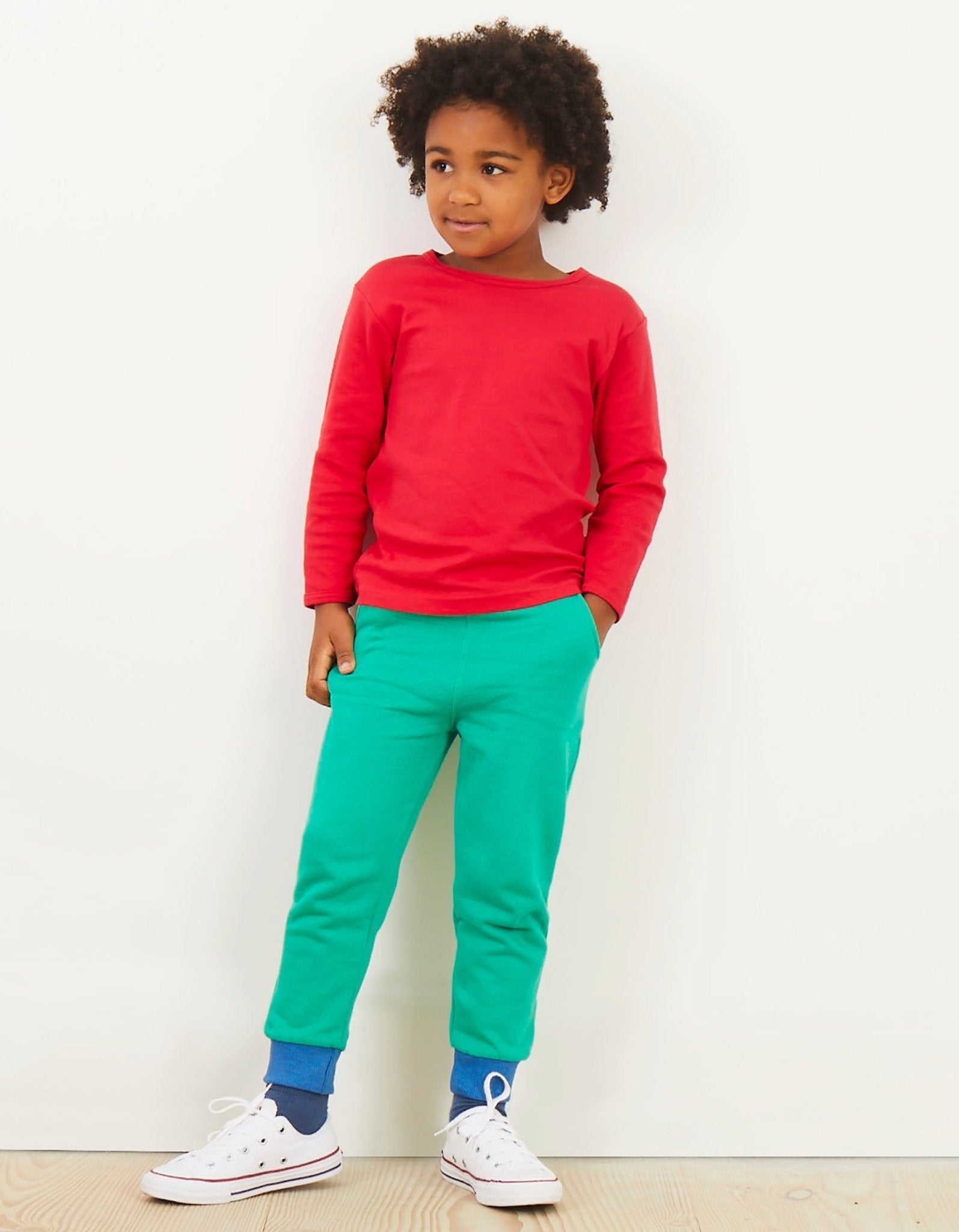 Toby Tiger Organic Joggers - Green - Baby&More