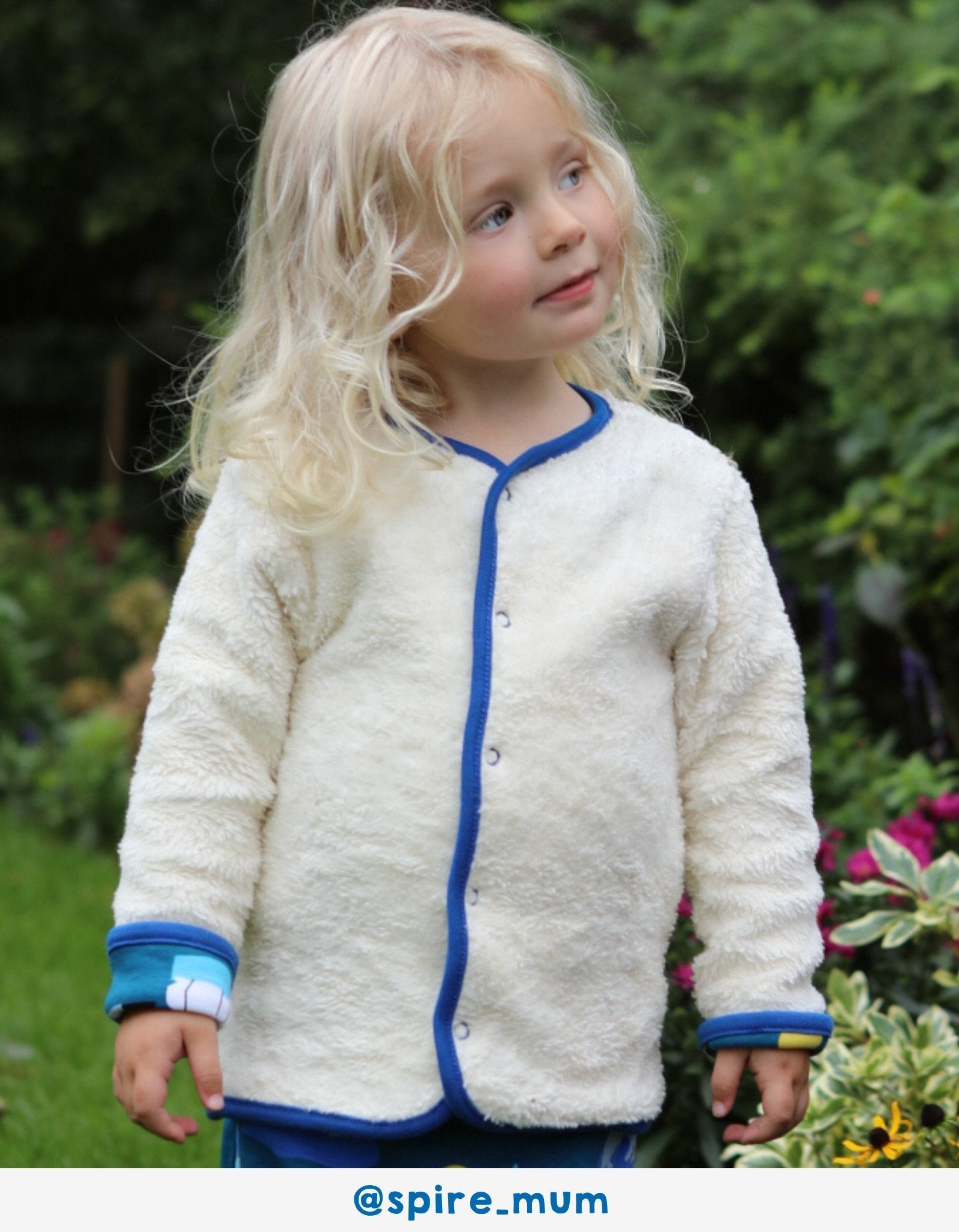 Toby Tiger Organic Reversible Jacket - Arctic Print - Baby&More