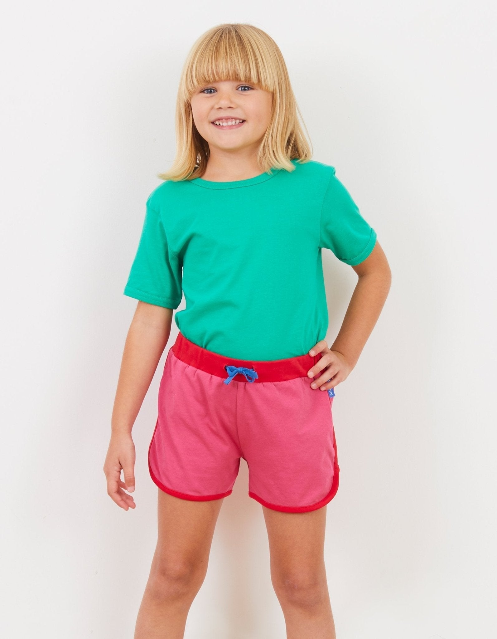 Toby Tiger Organic Running Shorts - Pink - Baby&More