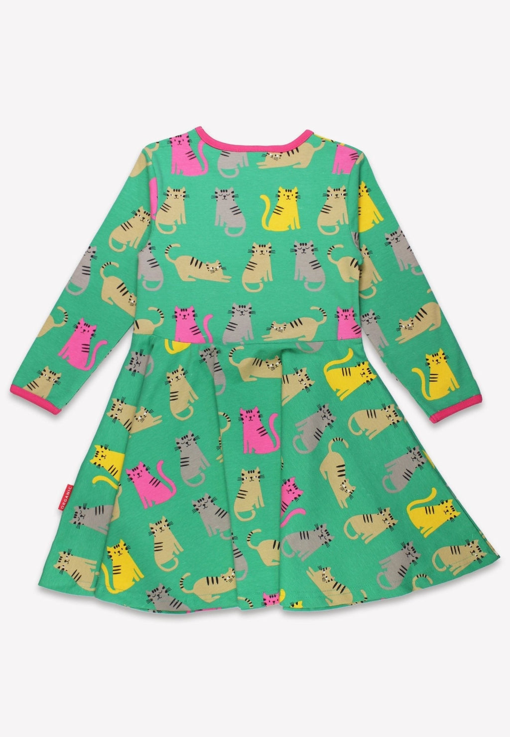 Toby Tiger Organic Skater Dress - Kitten Print - Baby&More