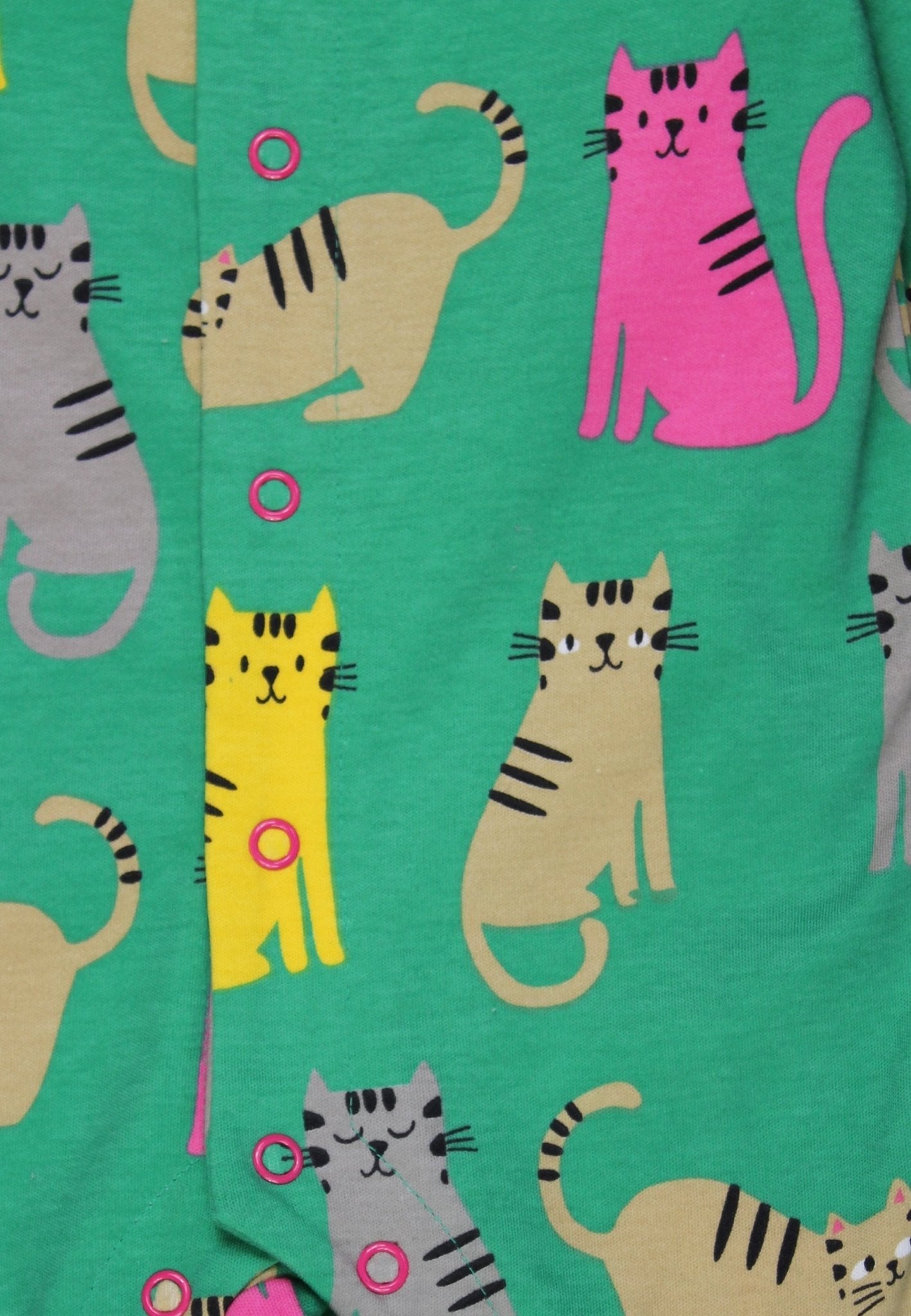 Toby Tiger Organic Sleepsuit - Kitten Print - Baby&More