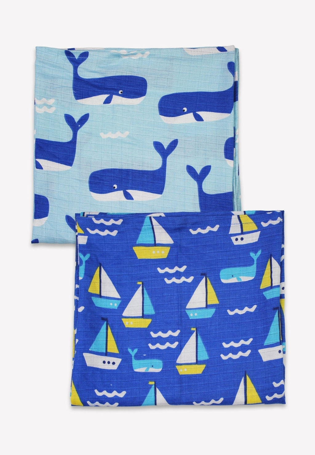 Toby Tiger Organic St Ives Print Muslin 2 Pack - Baby&More