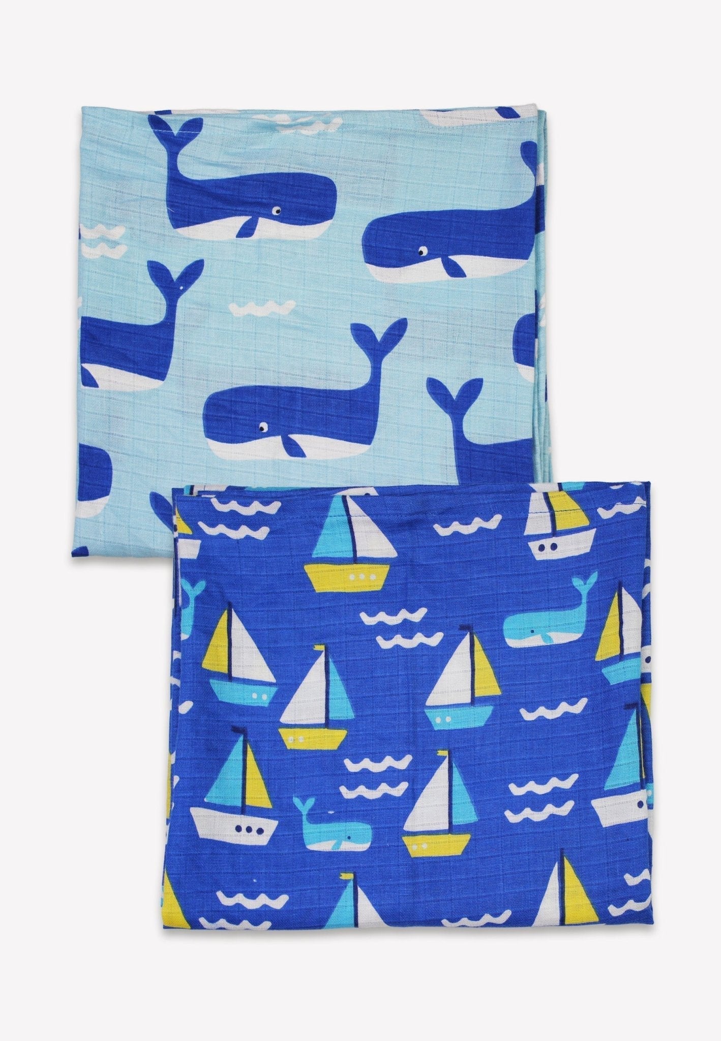 Toby Tiger Organic St Ives Print Muslin 2 Pack - Baby&More