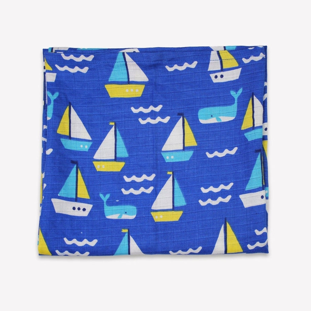 Toby Tiger Organic St Ives Print Muslin 2 Pack - Baby&More