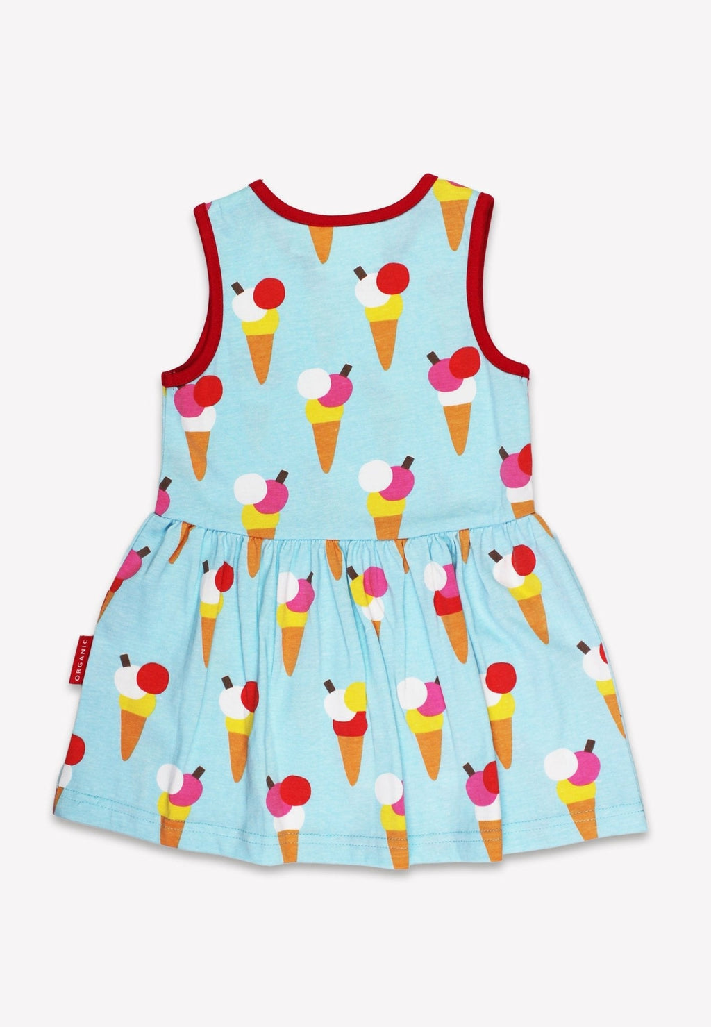 Toby Tiger Organic Summer Dress - Ice Cream Cones - Baby&More
