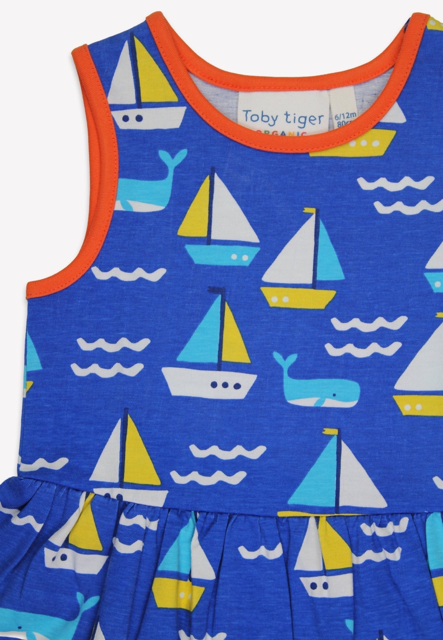 Toby Tiger Organic Summer Dress - St Ives Print - Baby&More