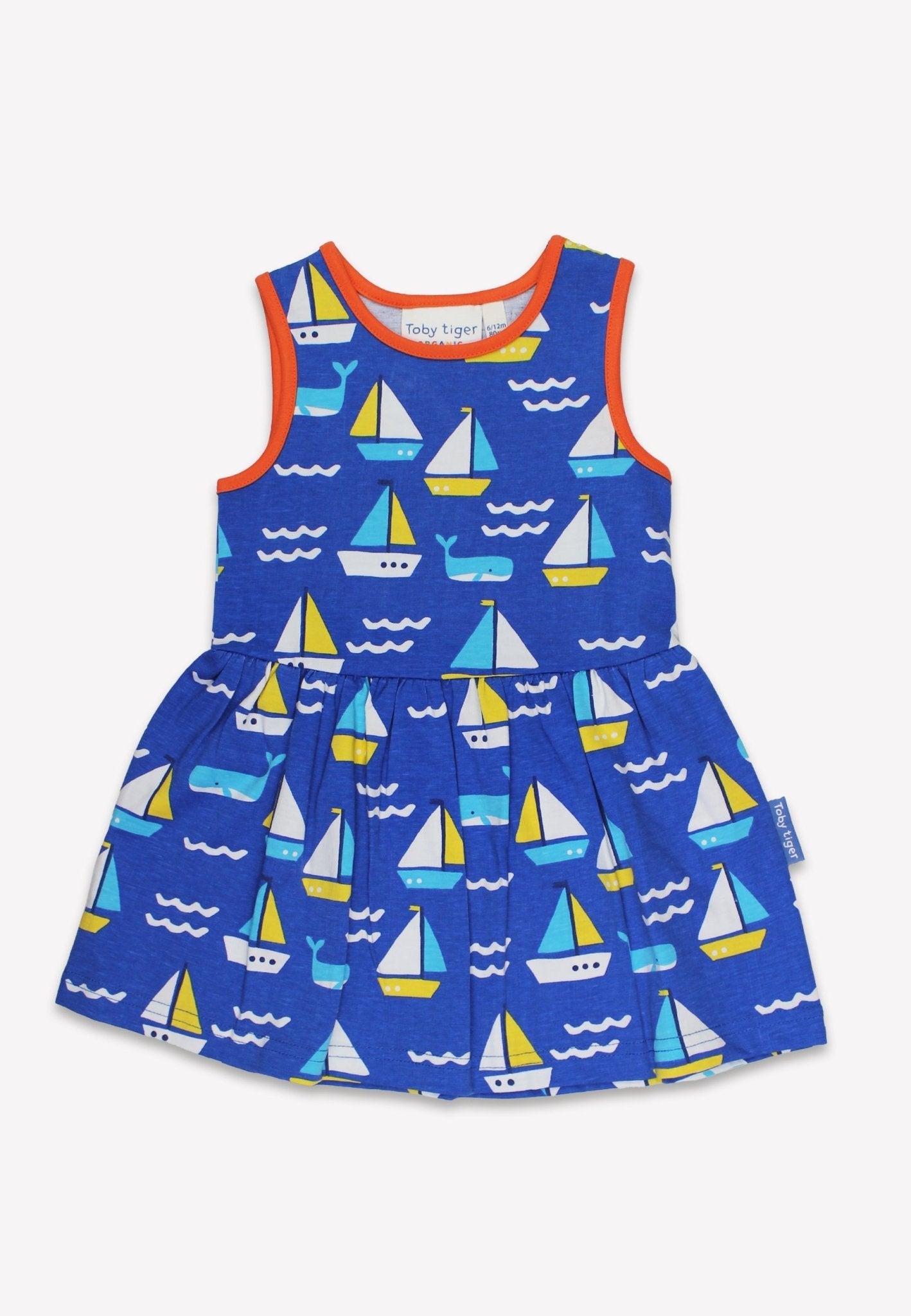 Toby Tiger Organic Summer Dress - St Ives Print - Baby&More
