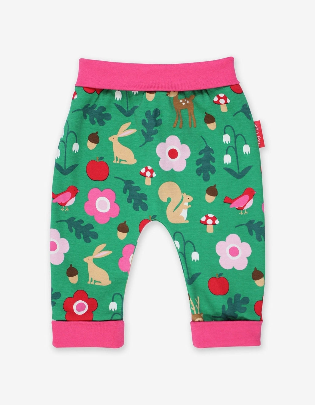 Toby Tiger Organic Yoga Pants - Forest Adventure Print - Baby&More