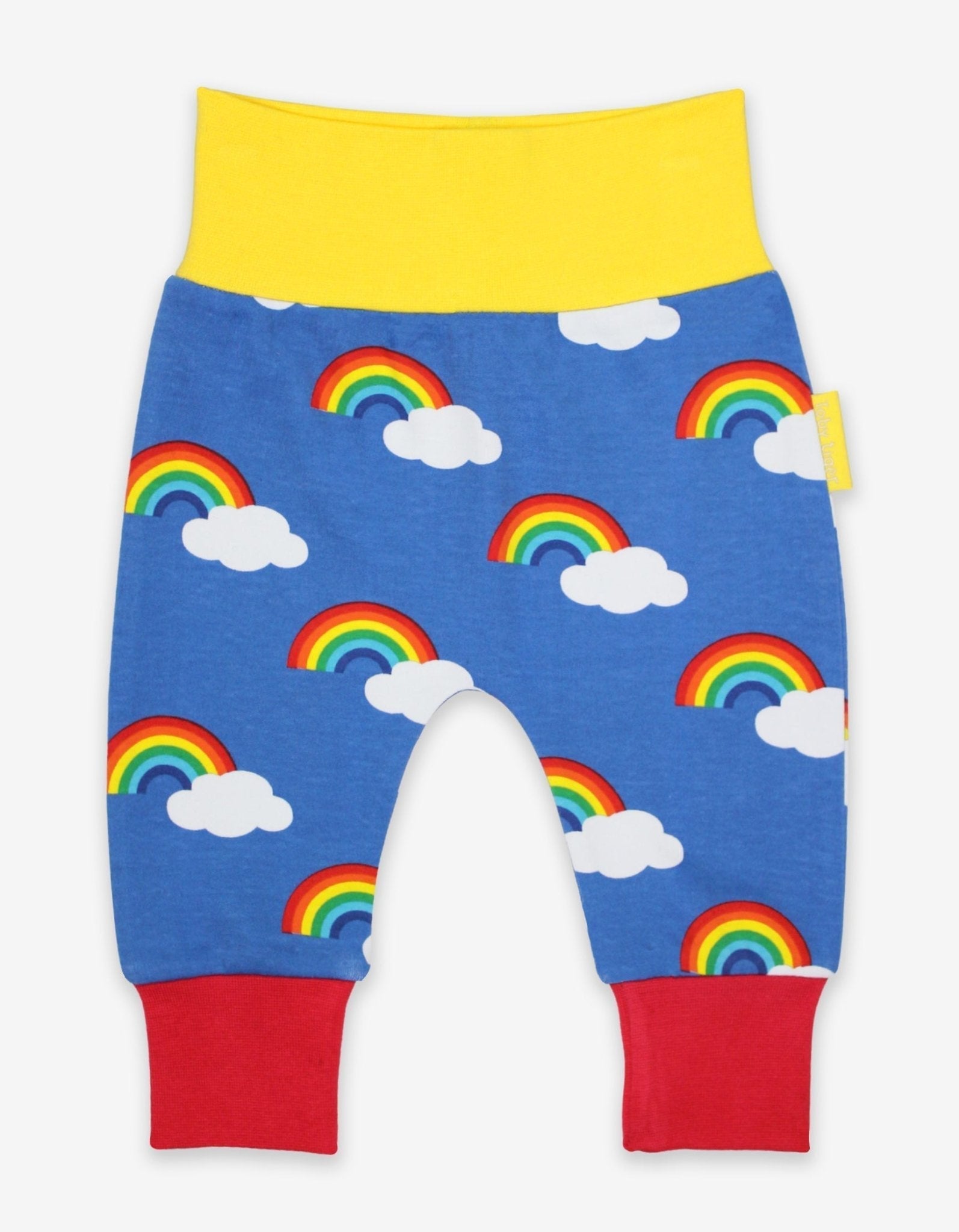 Toby Tiger Organic Yoga Pants - Multi Rainbow - Baby&More