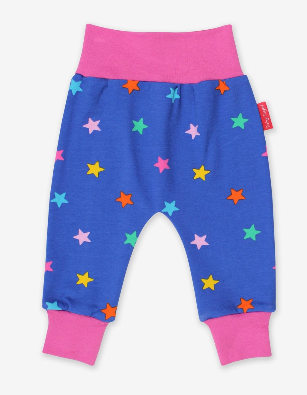 Toby Tiger Organic Yoga Pants - Multi Star Print - Baby&More