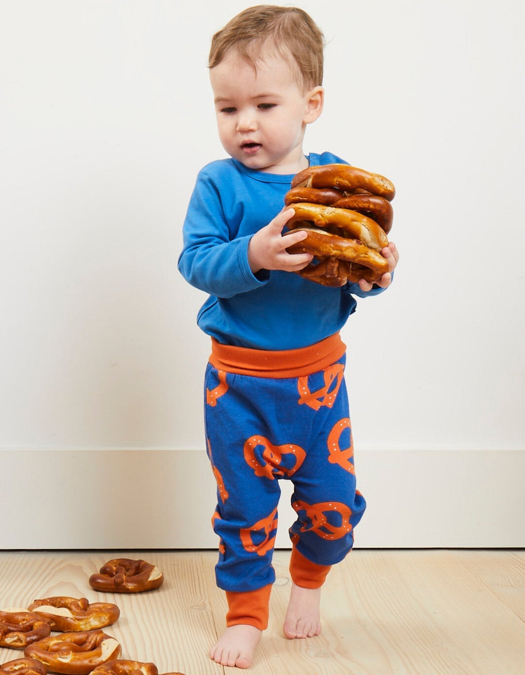 Toby Tiger Organic Yoga Pants - Pretzel Print - Baby&More
