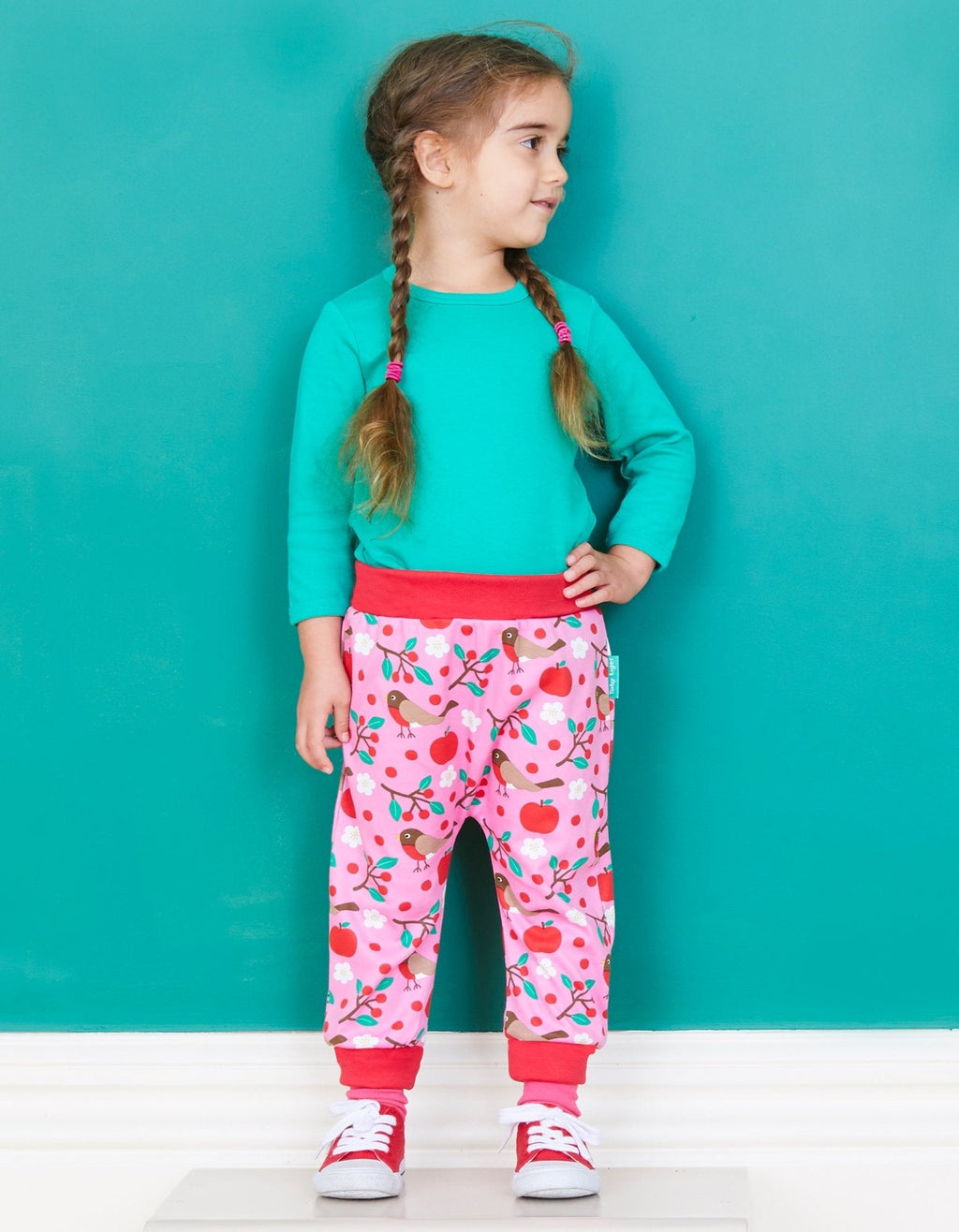 Toby Tiger Organic Yoga Pants - Robin Print - Baby&More
