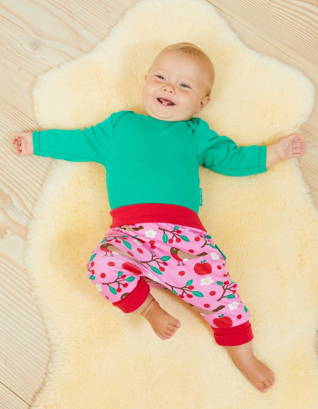 Toby Tiger Organic Yoga Pants - Robin Print - Baby&More
