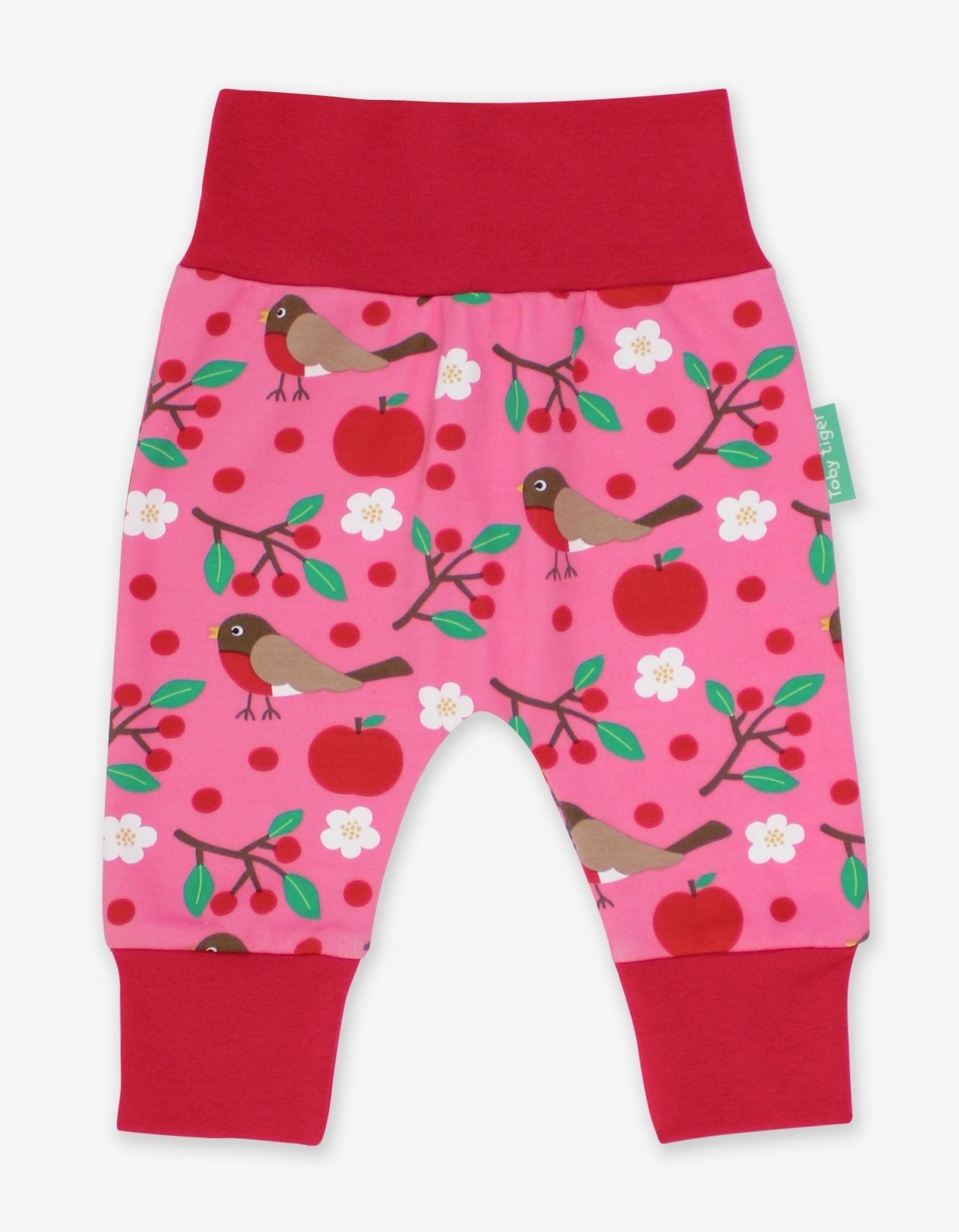Toby Tiger Organic Yoga Pants - Robin Print - Baby&More
