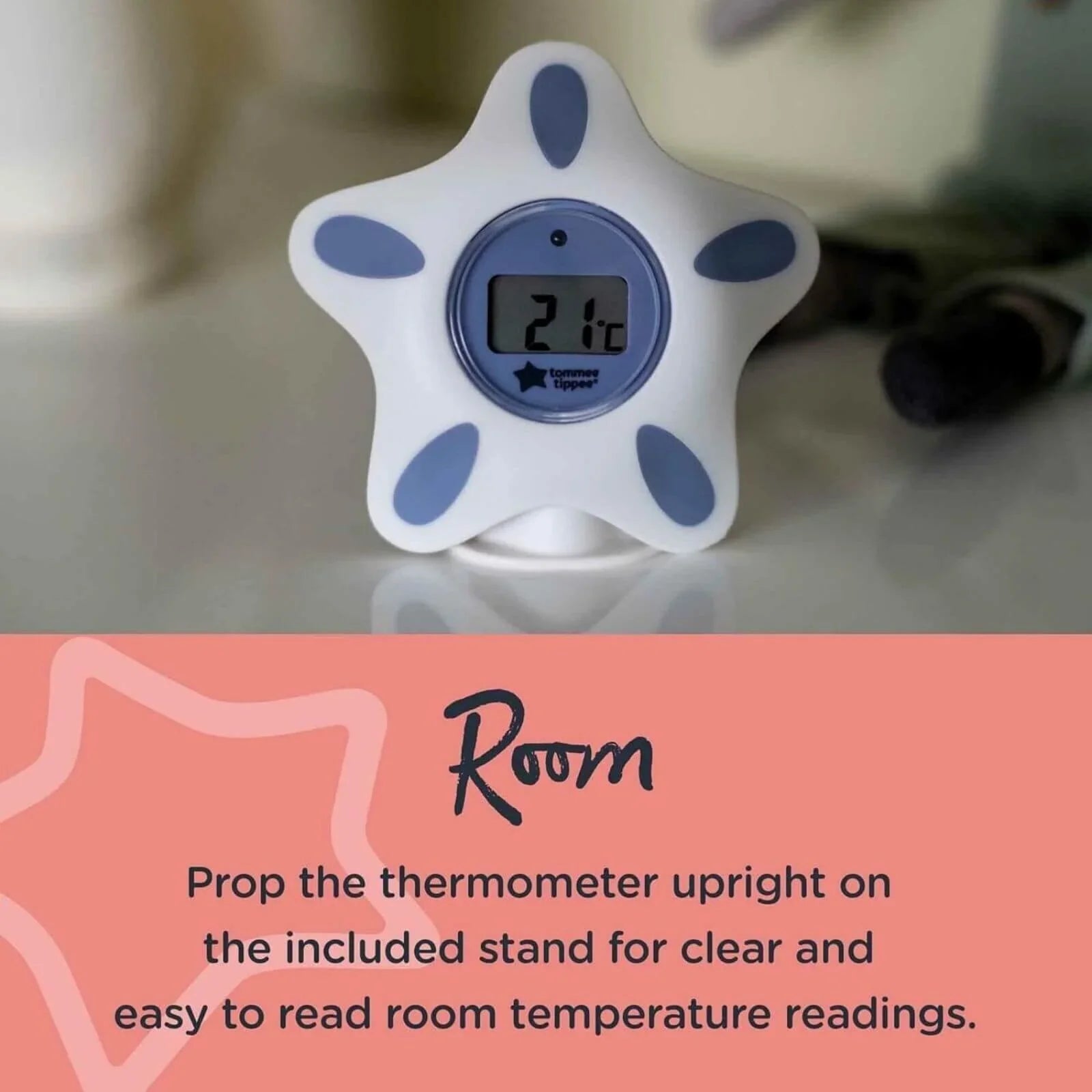 Tommee Tippee Closer to Nature Bath and Room Thermometer - Baby&More