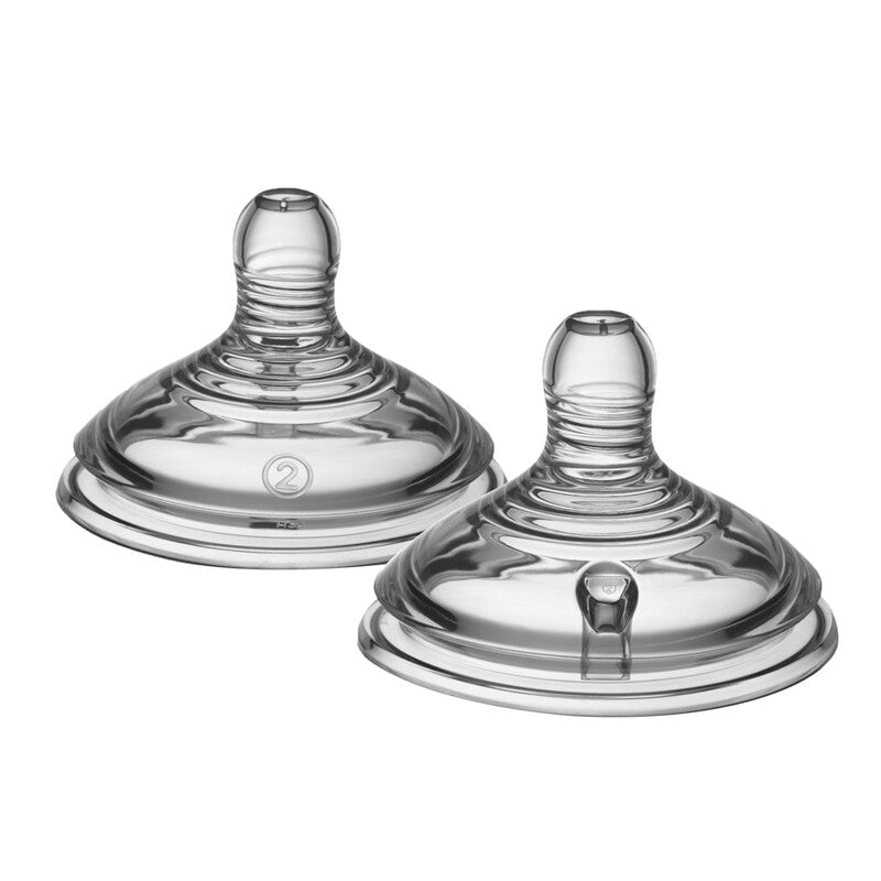 Tommee Tippee Closer to Nature Teat - Medium Flow - 2 Pack - Baby&More