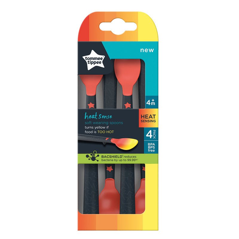 Tommee Tippee Design Heat Sensing Spoons - 4 Pack - Baby&More