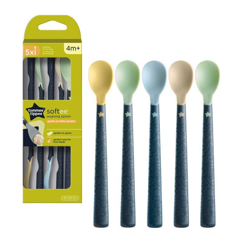 Tommee Tippee Design Weaning Spoons - 5 Pack - Baby&More