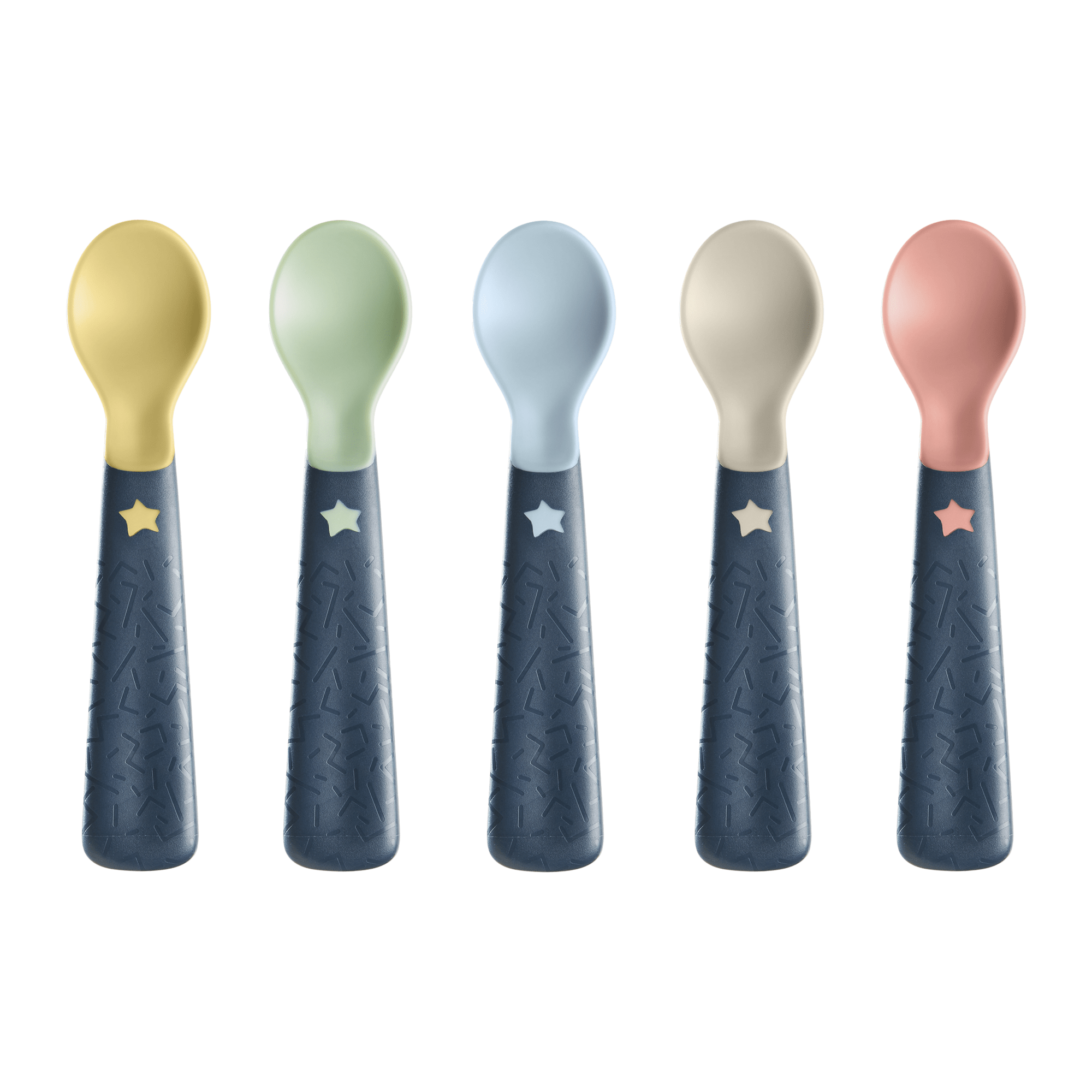 Tommee Tippee Easi Grip Self Feeding Spoons - 5 Pack - Baby&More