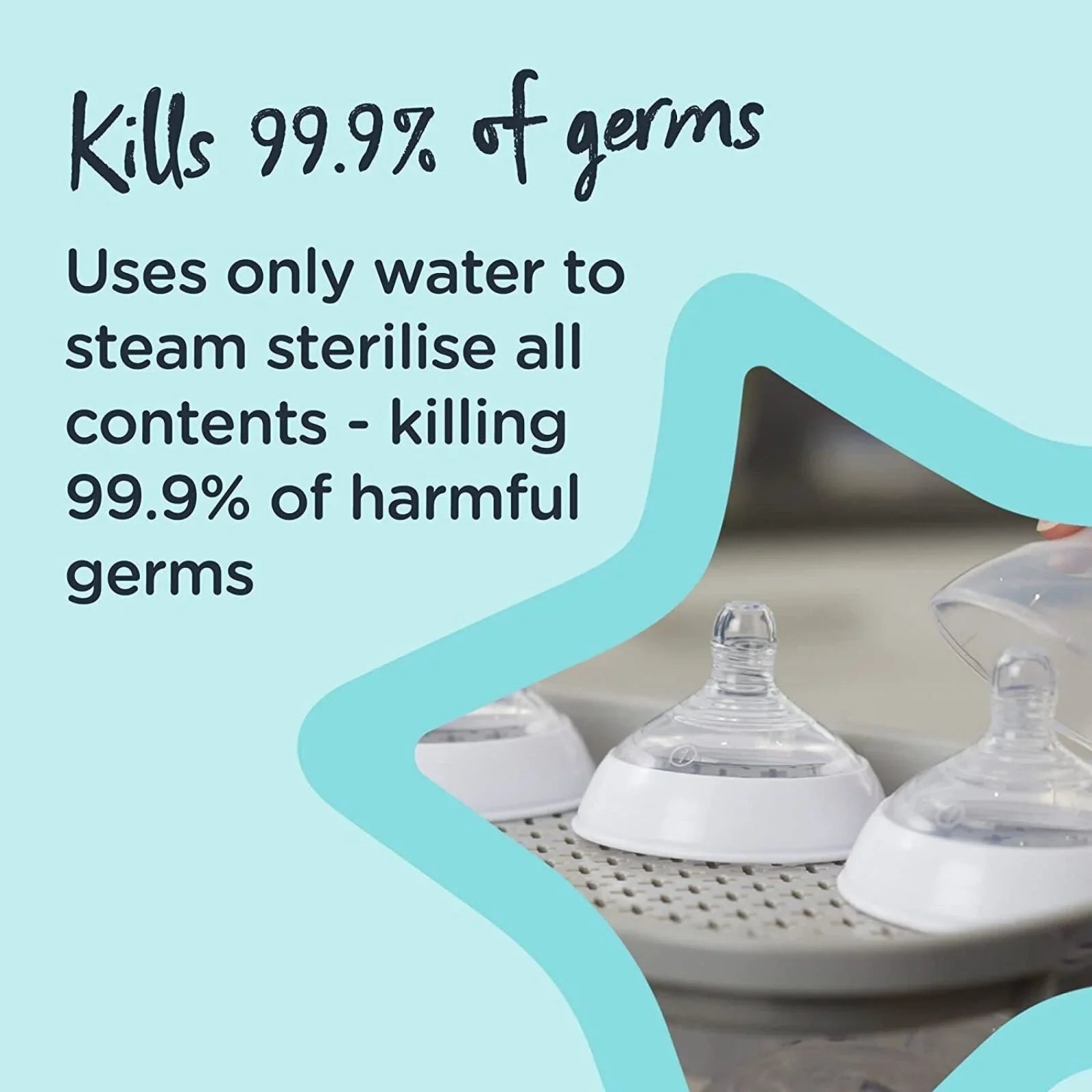 Tommee Tippee Super Steam Steriliser - White - Baby&More