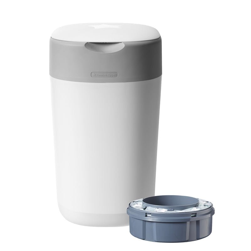 Tommee Tippee Twist & Click Nappy Disposal Bin - White - Baby&More