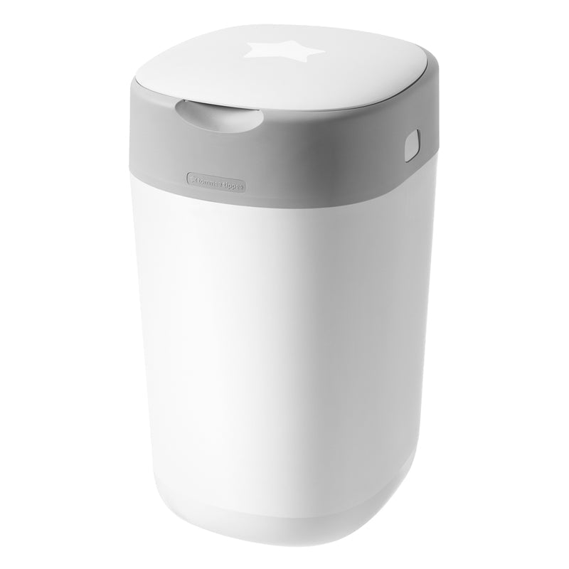 Tommee Tippee Twist & Click Nappy Disposal Bin - White - Baby&More