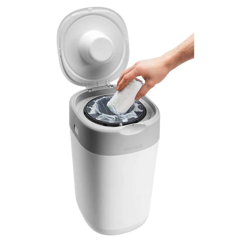Tommee Tippee Twist & Click Nappy Disposal Bin - White - Baby&More