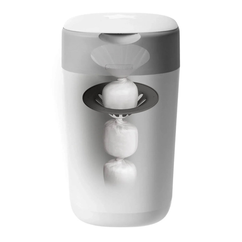 Tommee Tippee Twist & Click Nappy Disposal Tub - White - Baby&More