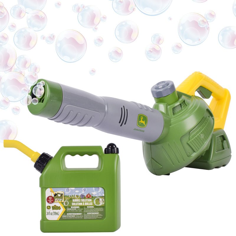 Tomy John Deere Bubble Leaf Blower & Refill Can - Baby&More