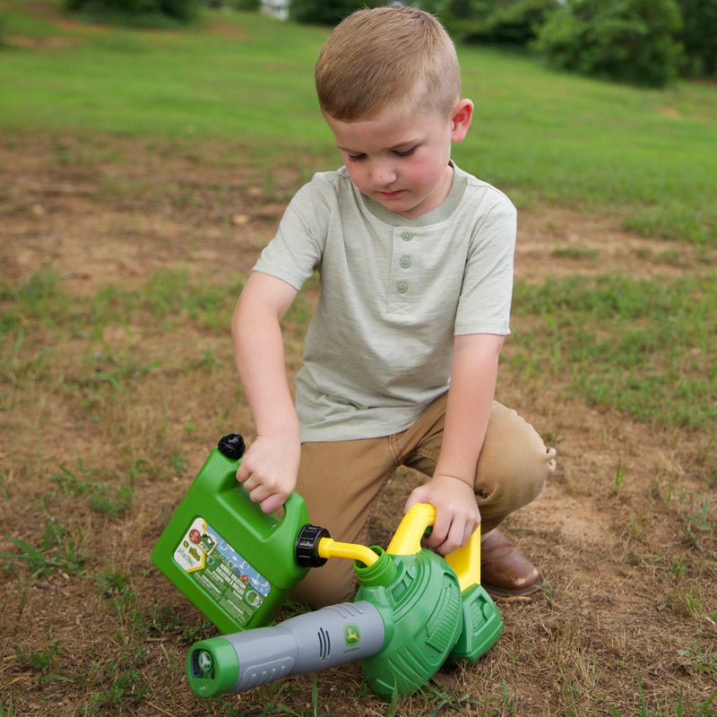 Tomy John Deere Bubble Leaf Blower & Refill Can - Baby&More