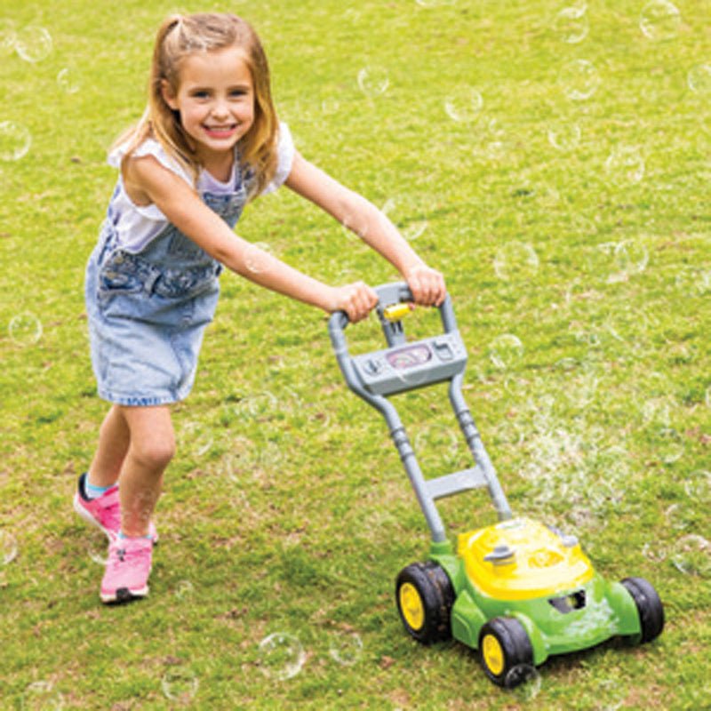 Tomy John Deere Bubble Mower with 4oz Bottle - Baby&More