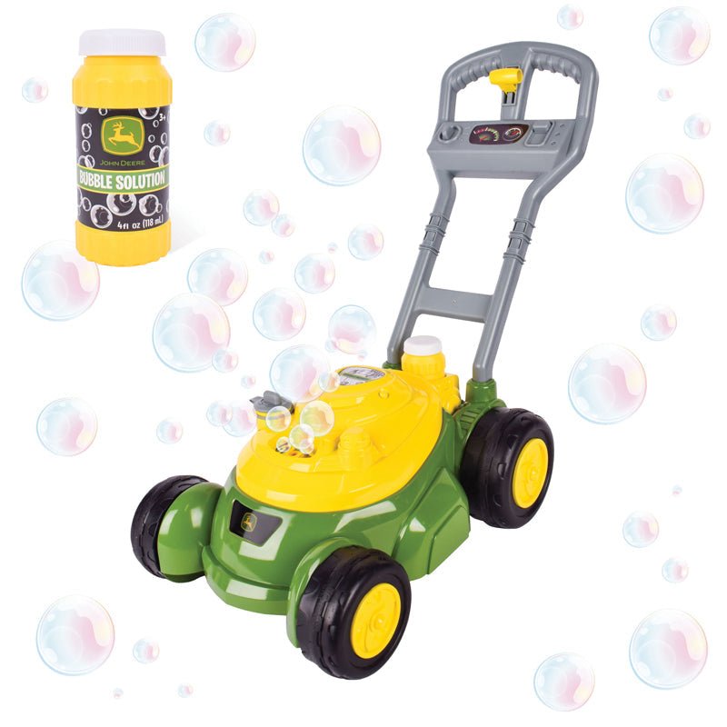 Tomy John Deere Bubble Mower with 4oz Bottle - Baby&More