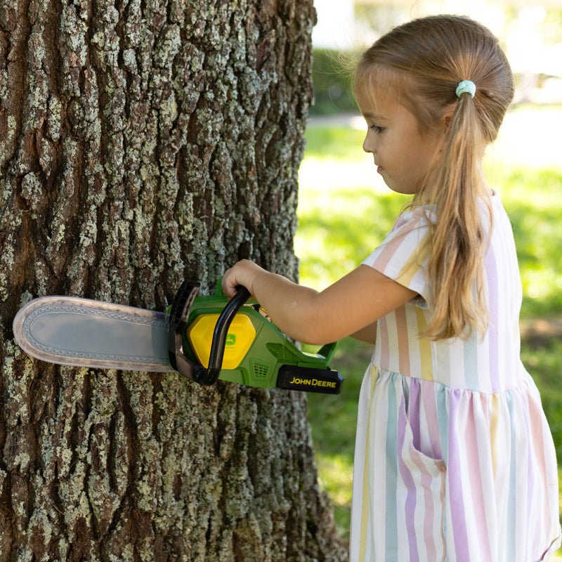 Tomy John Deere Motorised Toy Chainsaw - Baby&More