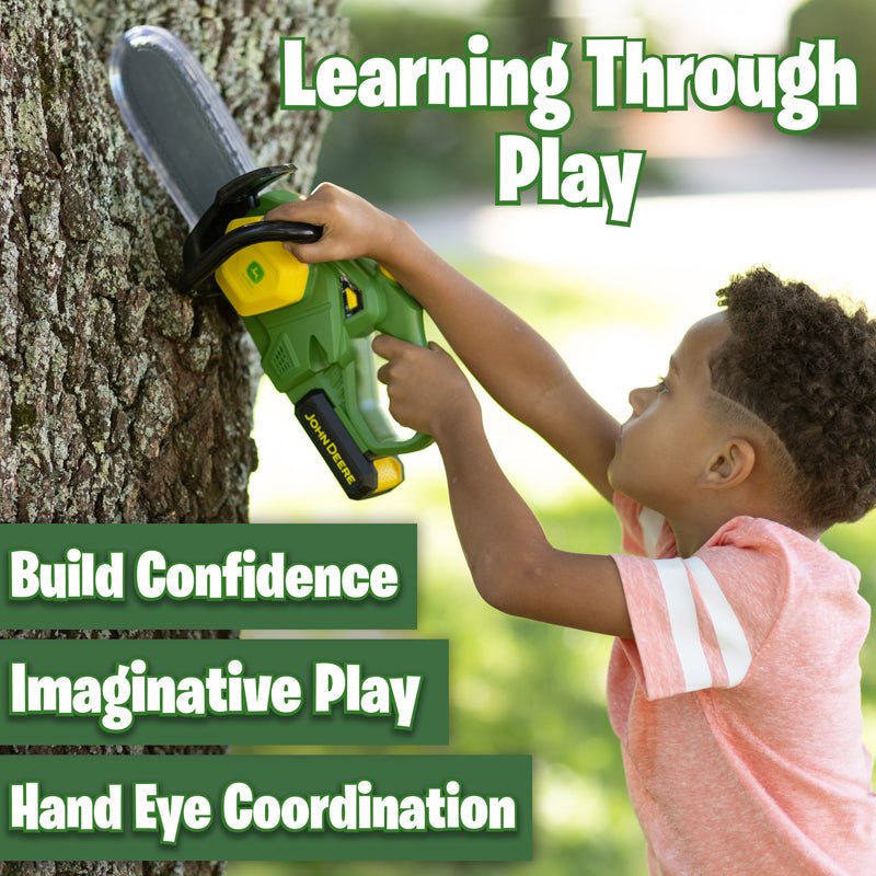 Tomy John Deere Motorised Toy Chainsaw - Baby&More