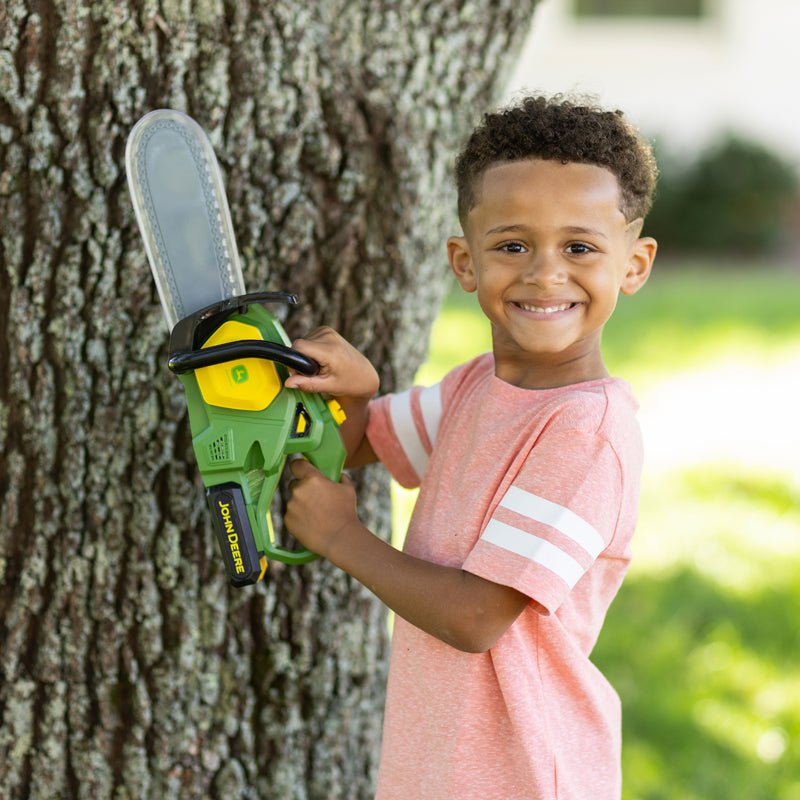 Tomy John Deere Motorised Toy Chainsaw - Baby&More