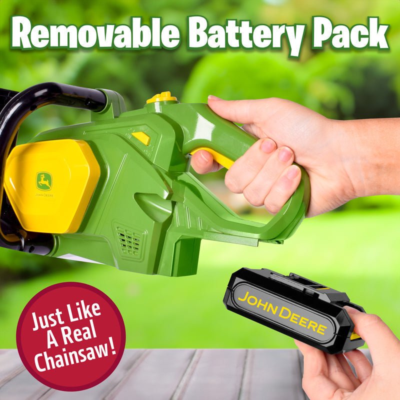 Tomy John Deere Motorised Toy Chainsaw - Baby&More
