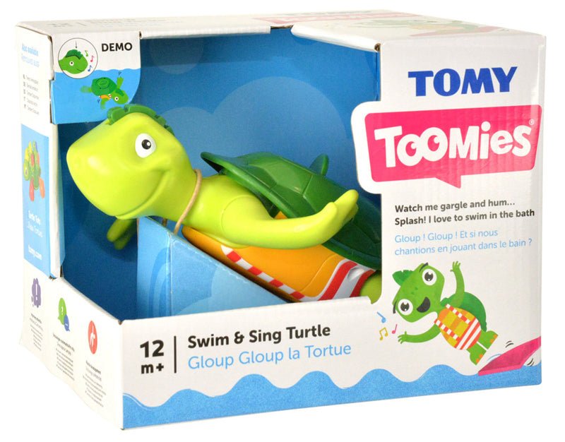 Tomy Toomies Bath Toy Swim and Sing Turtle - Baby&More