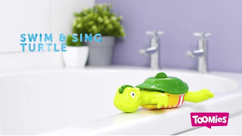Tomy Toomies Bath Toy Swim and Sing Turtle - Baby&More