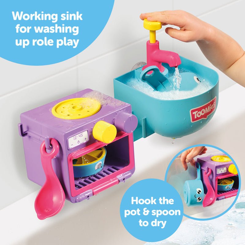 Tomy Toomies Bubble & Bake Bathtime Kitchen - Baby&More