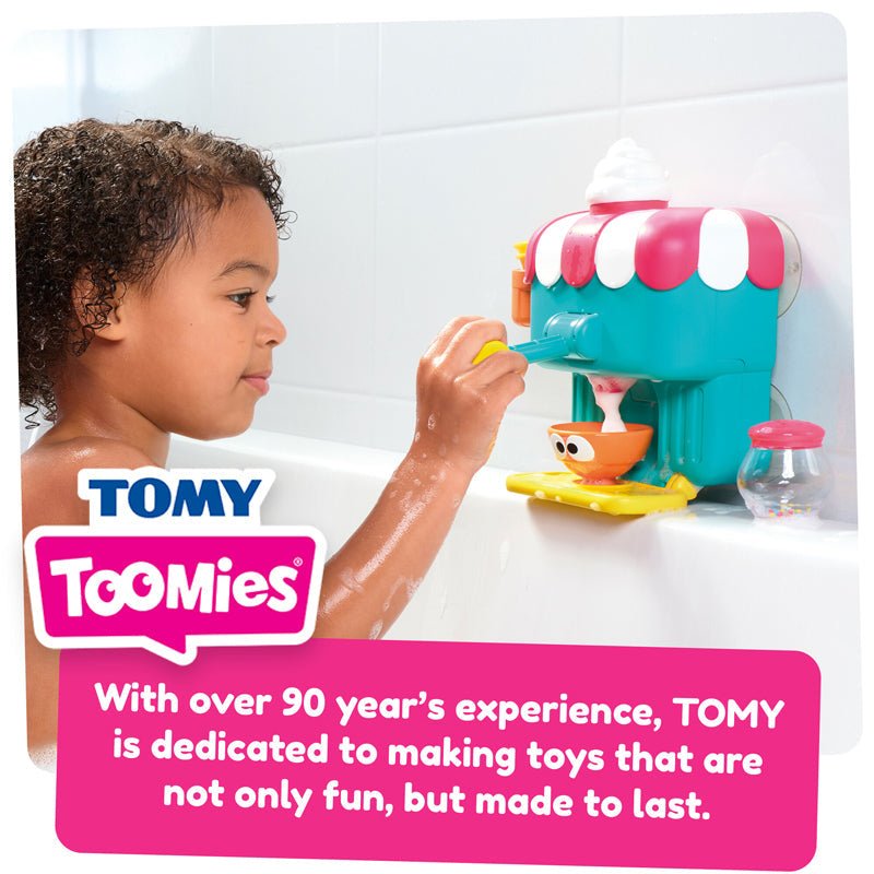 Tomy Toomies Foam Ice Cream Cone Factory Deluxe Bath Toy - Baby&More