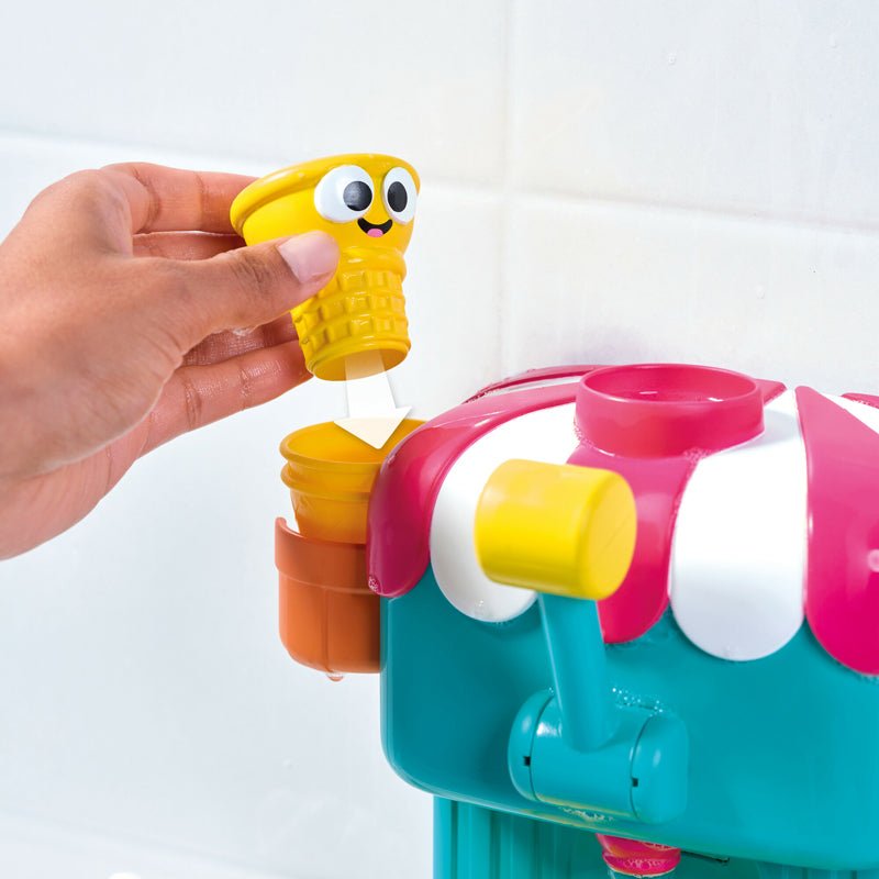 Tomy Toomies Foam Ice Cream Cone Factory Deluxe Bath Toy - Baby&More